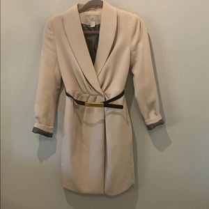 H&M Coat Taupe Size 2 - Preowned